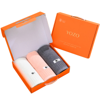 YOZO优竹世家 素锦-3 毛巾34*74cm*3(三件套)!