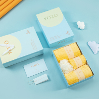 YOZO优竹世家 初爱-5 方巾30*30cm 毛巾33*72cm *2!