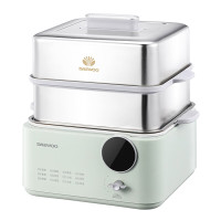 大宇(DAEWOO)电蒸锅DYZL-12L35 莫兰迪绿(彩邮)