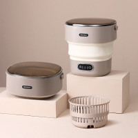 大宇(DAEWOO)折叠迷你洗衣机DYXY-ZD13木兰棕(彩邮外)