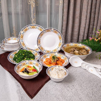 Corelle Brands康宁 冰萃玲珑-彭巴杜夫人餐具16件套B CB-BPBD16B/KZ/LS
