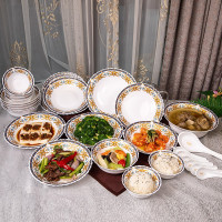 Corelle Brands康宁 冰萃玲珑-彭巴杜夫人餐具30件套CB-BPBD30/KZ/LS