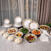 Corelle Brands康宁 冰萃玲珑-彭巴杜夫人餐具40件套CB-BPBD40/KZ/LS