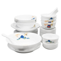 Corelle Brands康宁 冰萃玲珑-盛世鸣和餐具22件套CB-BSSM22/KZ/LS