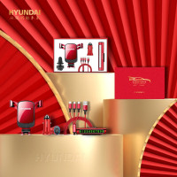 HYUNDAI韩国现代 商务车载四件套(停车牌+车充+车载支架+一拖三数据线)YH-T59