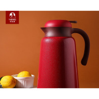 特美刻(TOMIC) 保温壶大容量家居保温水壶不锈钢暖瓶家用热水瓶 TJ70009 1.11L 红色