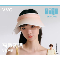 VVC SWEET桃芯女神帽防晒帽女遮阳帽子防紫外线大檐空顶渔夫帽(颜色随机)VGM3S154