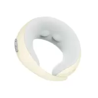 沃品(WOPOW) NM05 颈部按摩U型枕按摩器颈部按摩枕按摩器颈部按摩器-米白色!