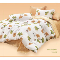 洁丽雅生态长棉绒四件套金色童话CP1023