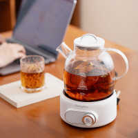 finsybo艾伦养生壶 加厚防裂高硼硅玻璃 24小时智能预约 8小时恒温 F-YSH10A