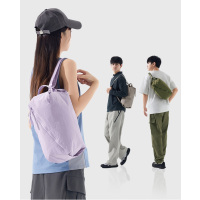 笑梦歌斜挎包2025新款轻便男单肩包简约小众户外胸包通勤女运动包 激情方砖运动包MG6001