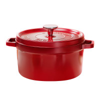 翰乐埃尔珐至尊珐琅锅汤锅HL-IRFA11-2 中国红