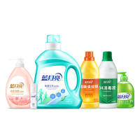 蓝月亮防疫包(2kg洗衣+50ml免洗+500g内衣洗+600g84消毒+600g地板水+500g芦洗)81000436