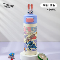 迪士尼(disney)儿童保温杯男女士大容量316不锈钢学生直饮水杯便携随手杯子朱迪430ML