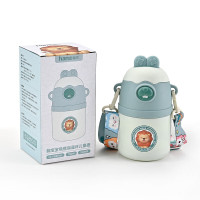 翰乐HL-HBB316翰宝宝男女316吸管保温杯儿童壶750ML-粉色/蓝色