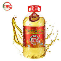 红果实中国有机食品认证一级物理压榨有机红花籽油5L桶送爸妈实用礼物