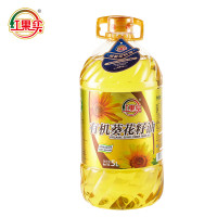 红果实有机葵花籽油5L桶装食用油 一级低温压榨 送爸妈中老年健康好油