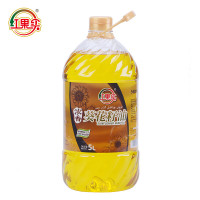 红果实新疆浓香葵花籽油5L食用油物理压榨