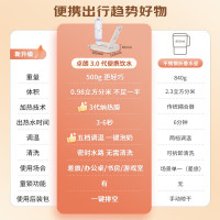 卓朗美国卓朗便携式烧水壶 台式桌面即热式饮水机小型速热电热水壶办公室旅行ZL-2020