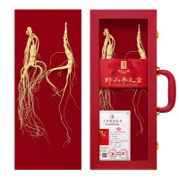 长白山人参 野山参礼盒15g/盒 约18年二等野山参约15克带(野山参鉴定证书) 礼盒送礼