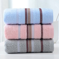 洁丽雅(Grace)纯棉素色缎档毛巾3条7490