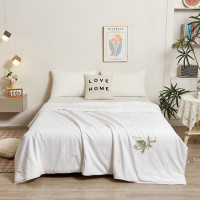 洁丽雅Grace全棉银绣 100分百 蚕丝被 100分百全棉贡缎面料CP3479-1 200*230cm