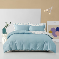 LOVO 西野南风床品四件套200x230cm 简约风床上用品床品套件 床单 被罩 枕套-VAD0111-4