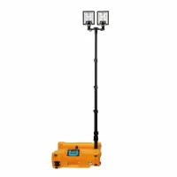 华燏 HY-YD206 DC21.6V 120W IP65 LED 电池供电 6500k冷光 多功能移动照明平台 工作灯(移动灯) (计价单位:台) 黄色