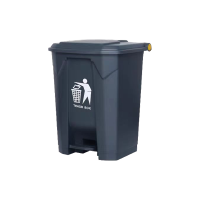 华燏 HY-LJT02 30升 塑料脚踏垃圾桶 1 个/个(计价单位:个) 灰桶灰盖