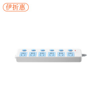 伊折惠 YZHGW-0916 6位 3米 分控插排 (计价单位:个) 白