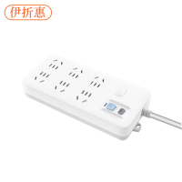 伊折惠 YZHGW-0910 3米 6插位 插排 (计价单位:个) 白色