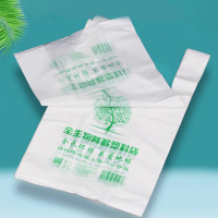 鑫鲸洲 外卖打包袋方便食品包装透明手提袋塑料袋629-ST555 17*28*5丝*1000只