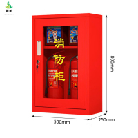 冀美JM-23-1微型消防站消防器材存放柜应急物资柜—单柜子500*250*800