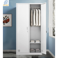 点云星辰更衣柜文件柜铁皮医院宿舍办公储物柜带锁员工柜二门换衣柜高1800mm×宽900mm×深420mm厚0.8mm