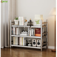 冀华美0214—货架不锈钢置物架家用厨房储物架仓库超市架子三层100*35*100cm-加厚款(每层载重40KG)