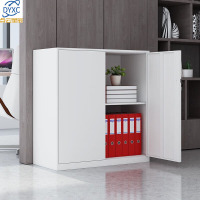 点云星辰矮柜文件柜档案柜资料柜储物柜打印机置物柜铁皮办公柜-特分双下850x390x900mm-厚0.6mm