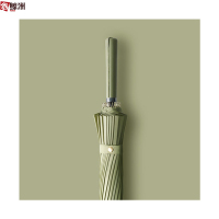 鑫鲸洲 629-YS15 户外24骨直柄直把商务雨伞 手动加大抹茶绿(纤维韧性伞骨)*1把