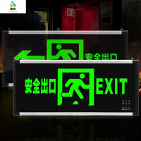 冀美消防应急灯新国标led安全出口指示牌二合一指示灯疏散应急照明灯-安全出口