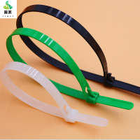 冀美0729-活扣扎带尼龙强力束线带家用/工业级电缆固定 红色3.6mm*200mm400条