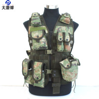 大唐御13携行具通用款战术背心水墨纹单兵战斗携行具 多功能轻便战术(2件装)-林地星空通用62x45cm
