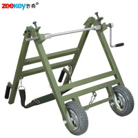 哲奇 ZQ-YZ4625C简易型 光缆收放架(不含排线机构)055光缆收放车 放线车