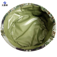 大唐御0729-户外折叠水盆迷彩布桶战术野营应急求生洗脸泡脚软体伸缩便携耐用