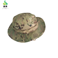 冀美夏季户外迷彩登山帽骑行防晒太阳帽全脸防晒面罩男士遮阳帽渔夫帽-CP