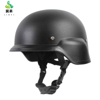 冀美二代M88头盔改进超轻稳定游戏军迷战术CS安保防摔减震海绵垫四点-黑色头盔