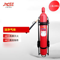 绿消 629-lV25 推车式24KG 二氧化碳商用工厂精密仪器灭火器MT/24*2