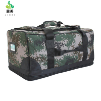 冀美前运包运行包迷彩黑色留守袋后留包前运被装袋手拎包大容量携行包(2件装)-林地数码