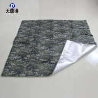 大唐御0729-防潮垫一面铝膜一面星空单人防潮垫露营垫防潮保温隔凉铝膜户外1.5m*2m武夏水墨纹