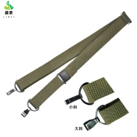冀美0729-木仓背带多功能战术背带03三角背带安保挎木仓带通用型背带 95/95-1绿色(大小扣)5条装