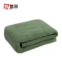 鑫景洲0729-毛巾被军绿色夏被全棉毛巾毯空调盖毯600g军绿色毛巾被150*200cm
