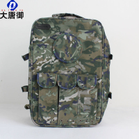 大唐御JUN YI 背囊 大容量背囊防水双肩包基本装备便携包52x35x17cm-水墨纹夏